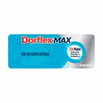 dorflex max 600+70+100mg 4 comprimidos sanofi