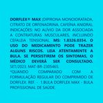 dorflex max 600+70+100mg 4 comprimidos sanofi