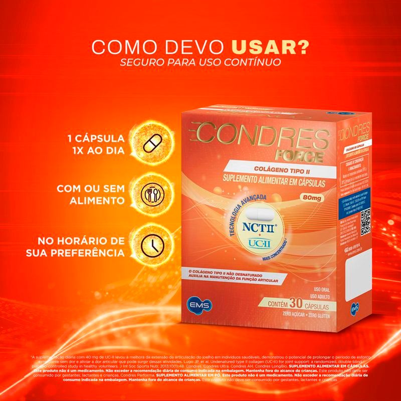 condres force 30 cápsulas ems