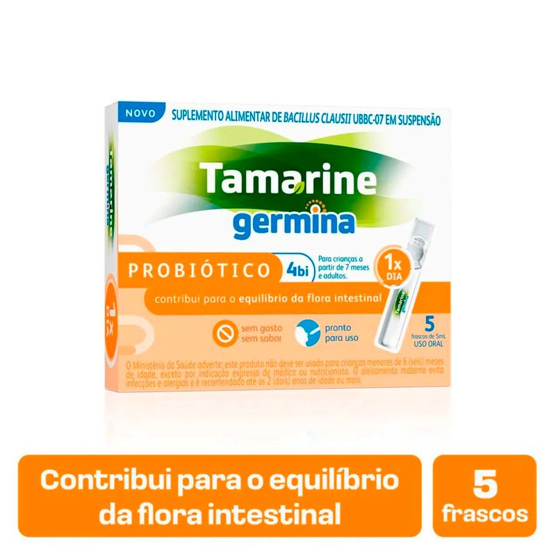 tamarine germina 4bi 5 flaconetes suspensão cosmed