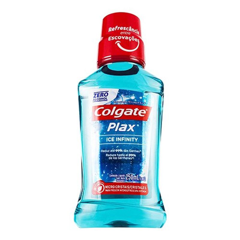 antisséptico bucal colgate plax ice infinity 250ml