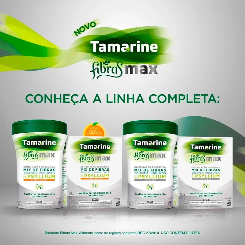 tamarine fibras max sem sabor 225g