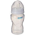 mamadeira kuka silicone branco bico big ortodôntico 250ml 7119