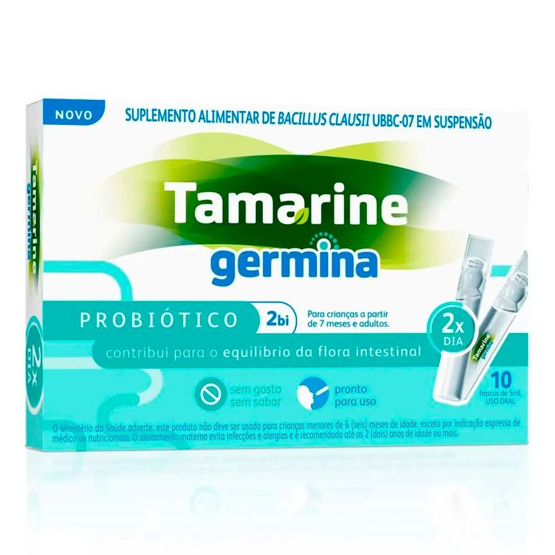 tamarine germina 2bi 10 flaconetes suspensão cosmed