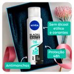 desodorante nivea aerosol black & white fresh feminino 150ml