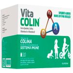 vita colin 30 sachês suplemento alimentar supera