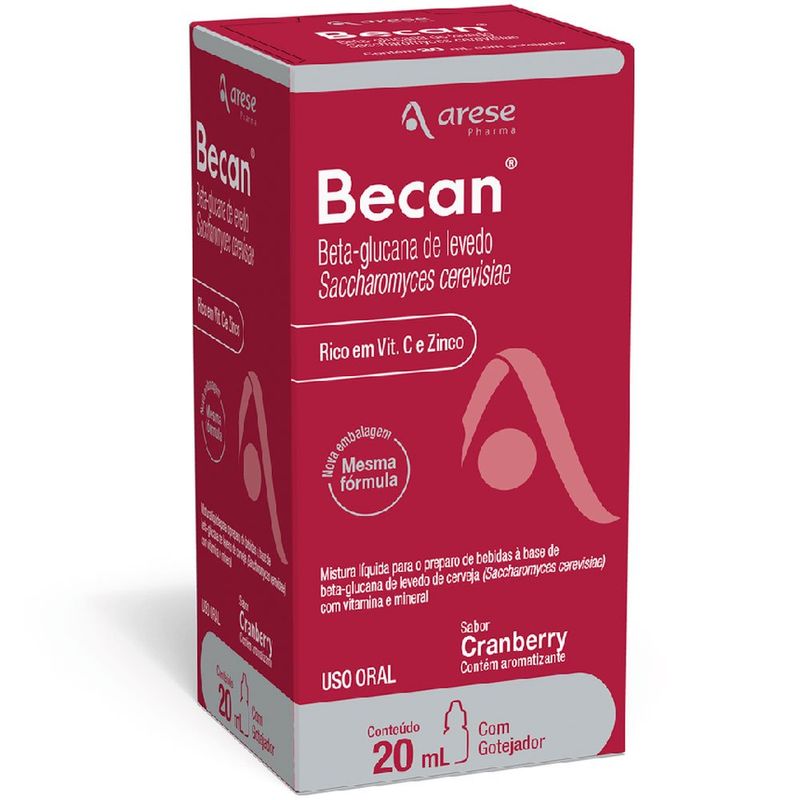 becan 20ml suspensão oral arese pharma