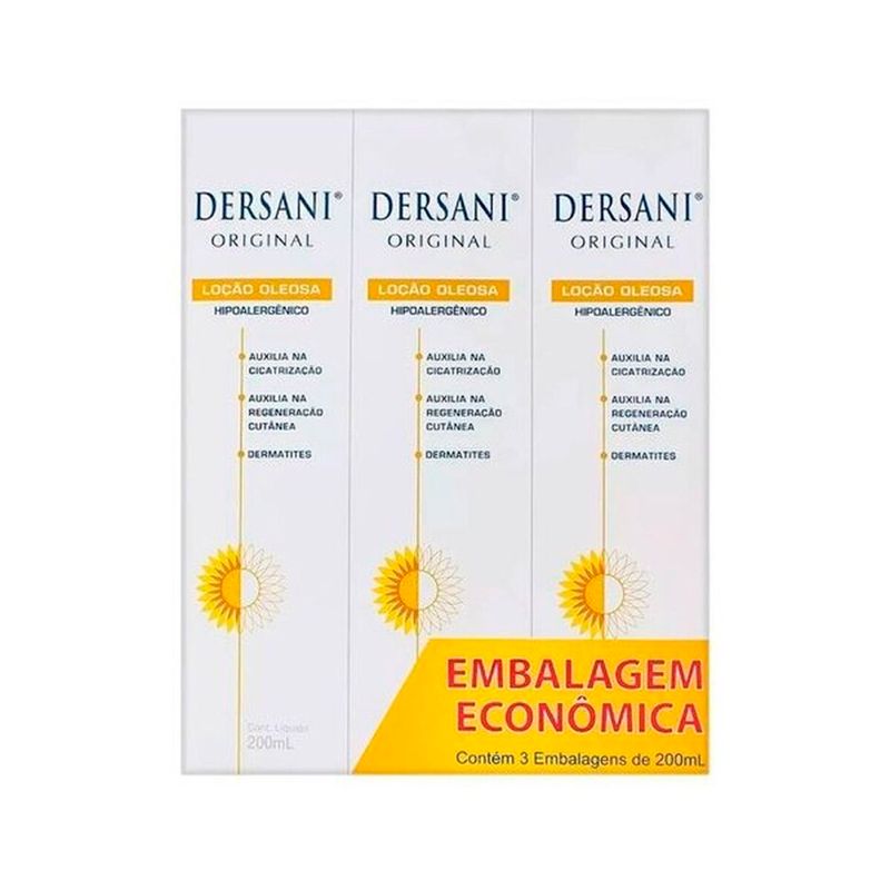 kit dersani original 3 frascos 200ml