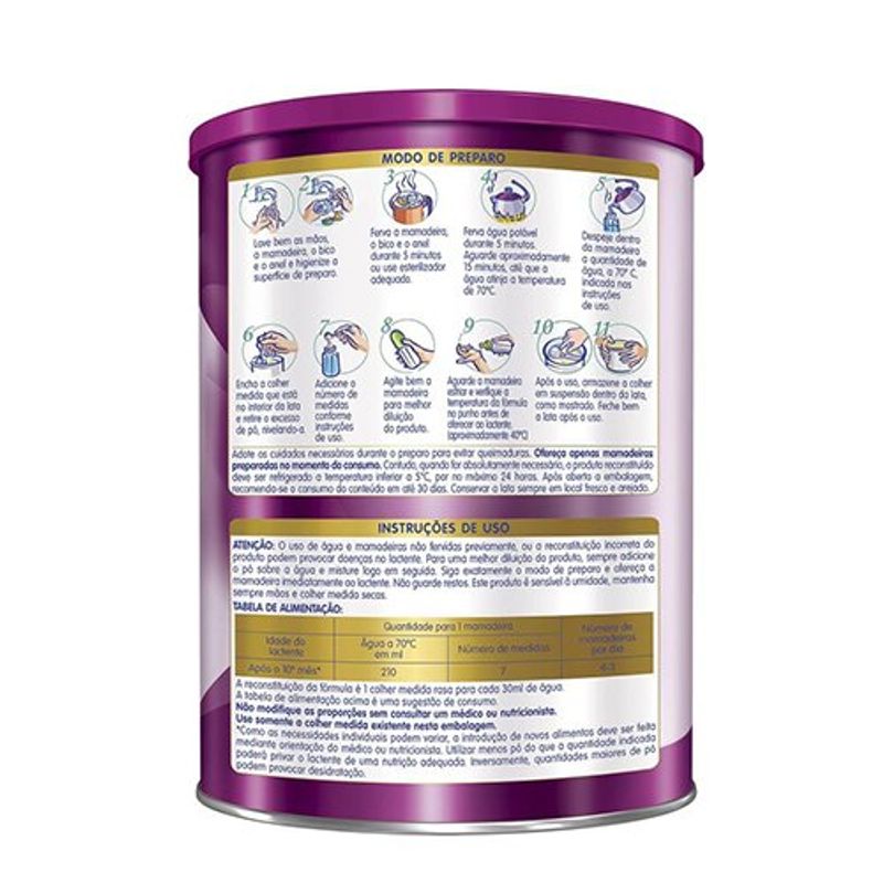 fórmula infantil nan comfor 3 800g