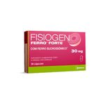 fisiogen ferro forte 30mg 30 cápsulas zambon