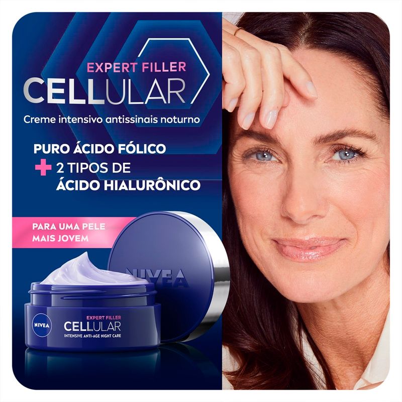 creme facial nivea antissinais noite 49g