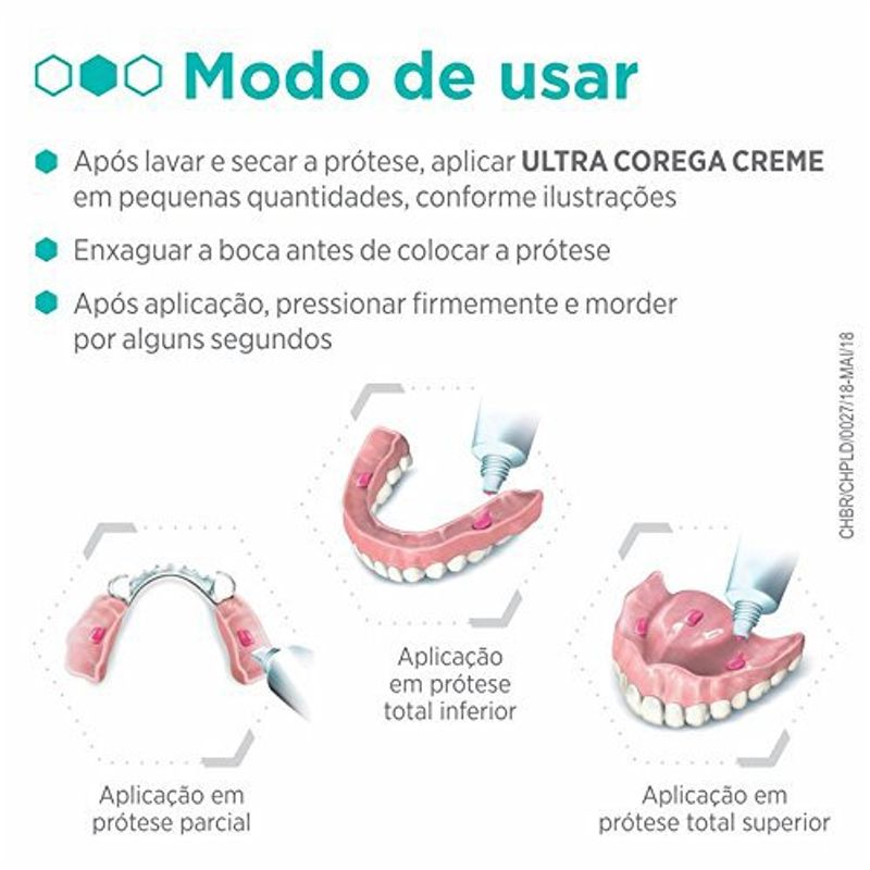 corega ultra creme com 19g