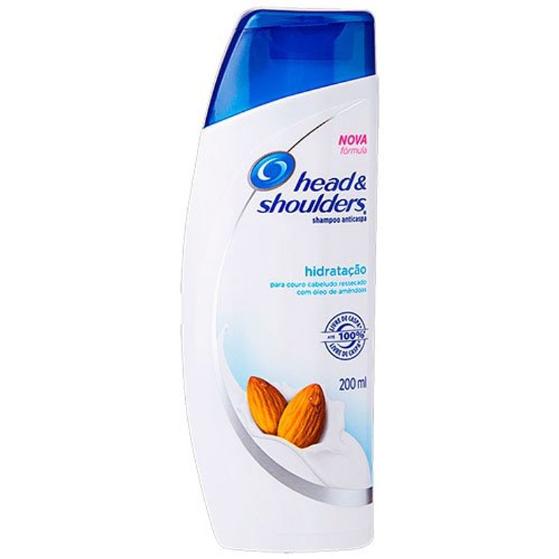 shampoo head e shoulders anticaspa hidratação 200ml