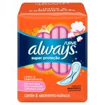 always super proteção suave sem abas 8 unidades