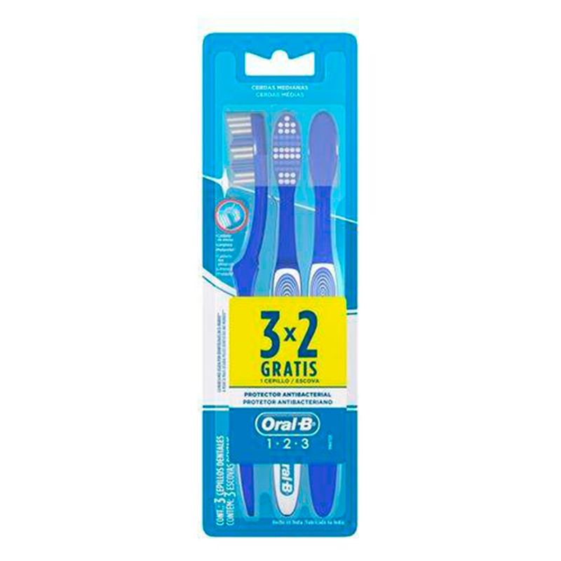oral b escova 123 leve 3 pague 2