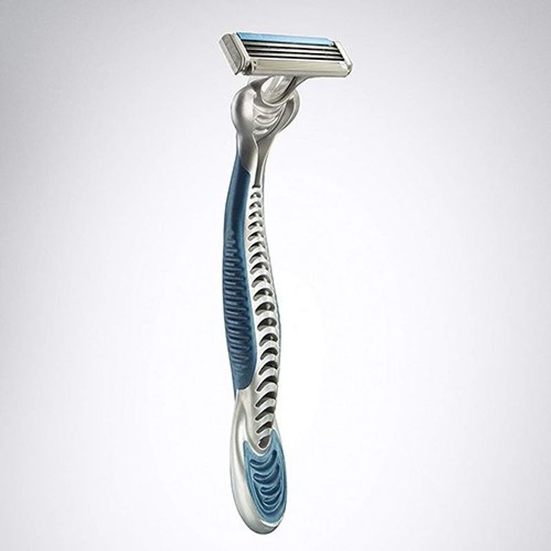 barbeador gillette prestobarba 3 ice cabeça móvel cartela com 2 unidades