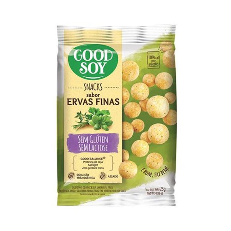 snacks good soy ervas finas 25g