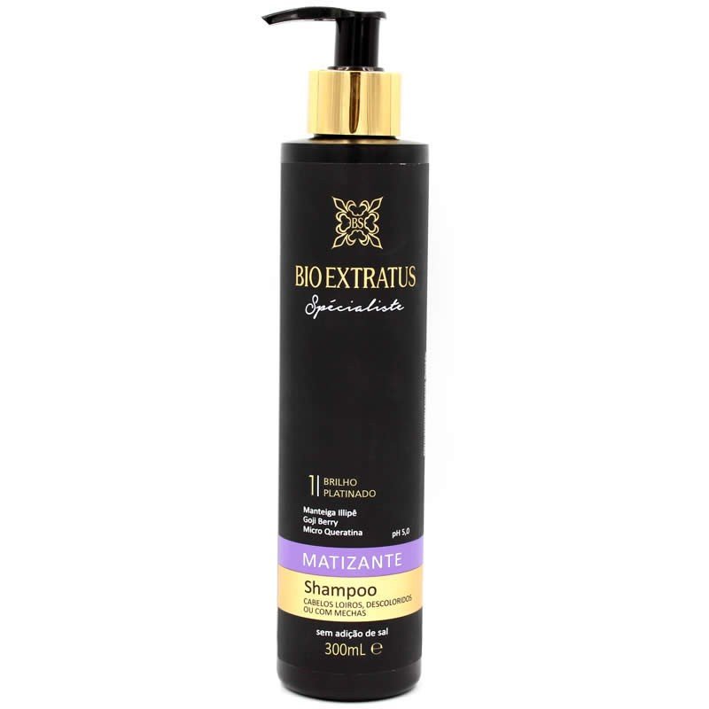 shampoo bio extratus spécialiste matizante 300ml