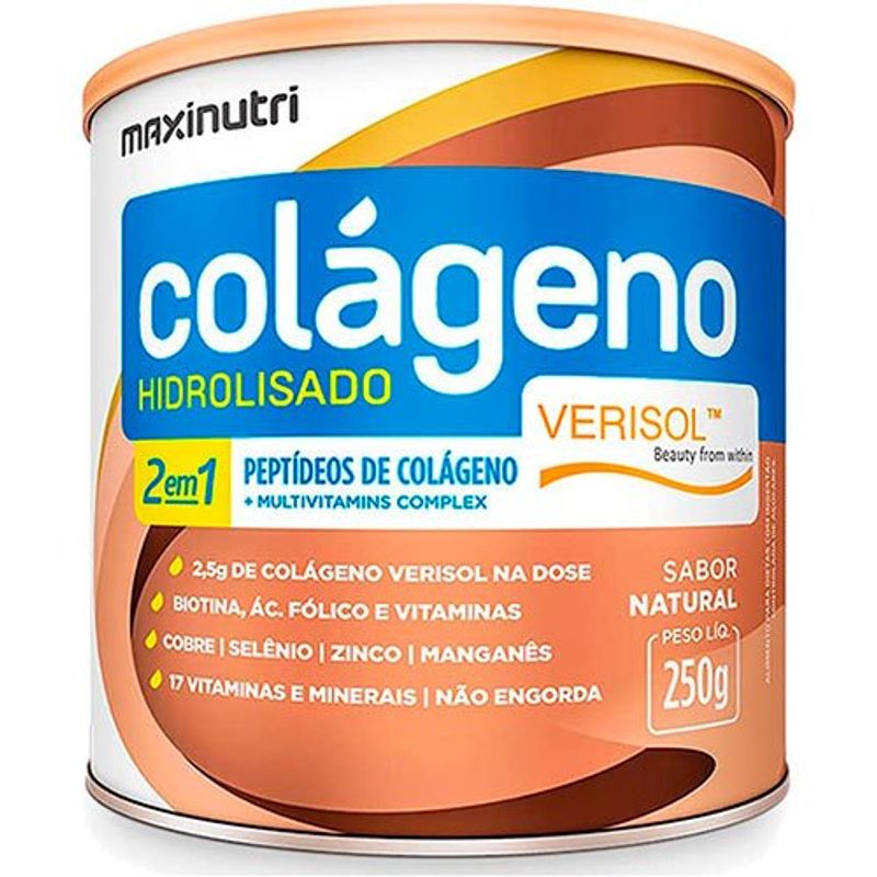 colágeno hidrolisado 2 em 1 verisol 250g