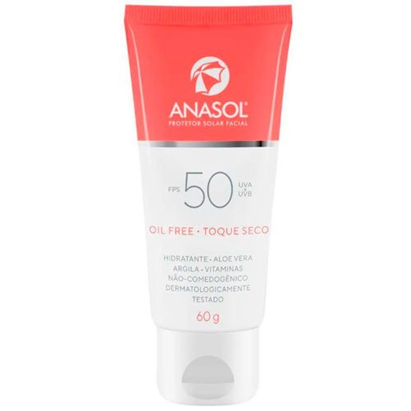 protetor solar facial anasol fps 50 60g