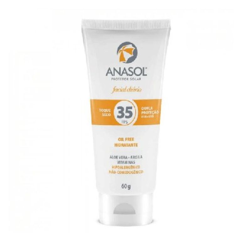 protetor solar facial anasol fps 35 60g
