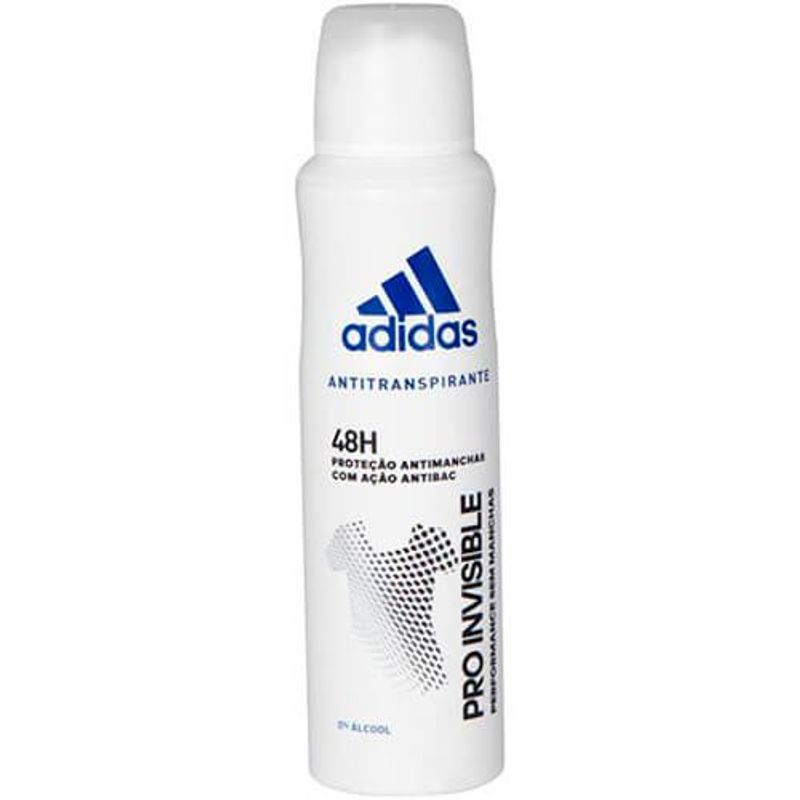 desodorante aerosol adidas feminino pro invisible 150ml