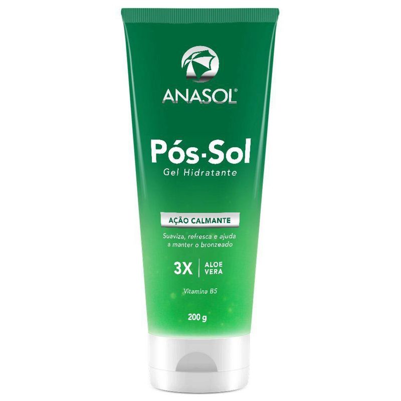 gel hidratante anasol pós sol 200g