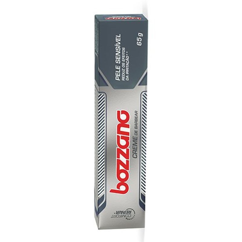 bozzano creme de barbear pele sensível 65g