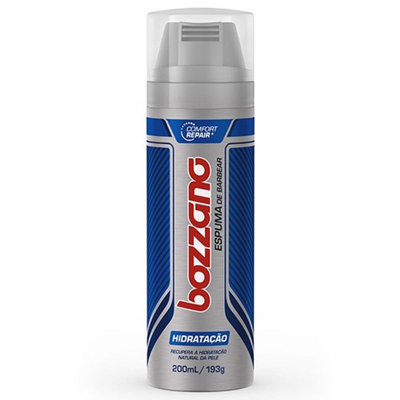 espuma de barbear bozzano hidratação 190g