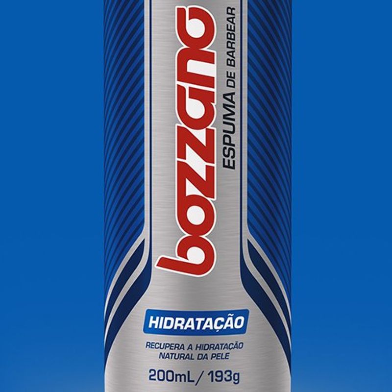 espuma de barbear bozzano hidratação 190g