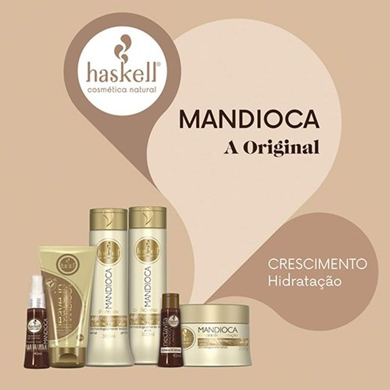 condicionador de mandioca 300ml haskell
