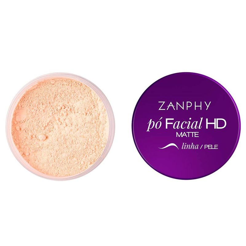 pó facial hd matte zanphy médio