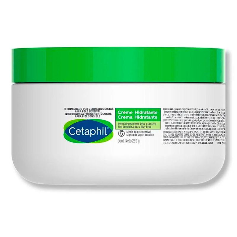 creme hidratante cetaphil pele extremamente seca e sensível 250g