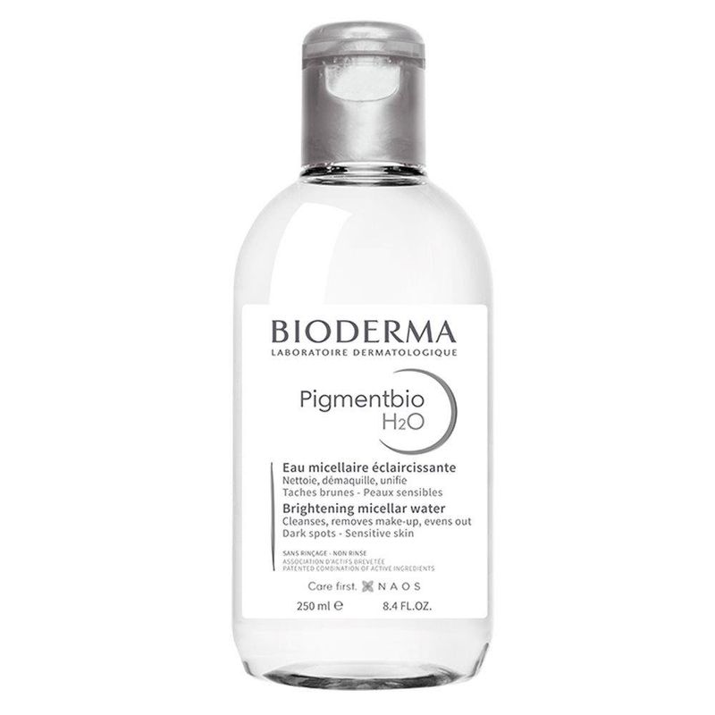água micelar bioderma pigmentbio h2o 250ml