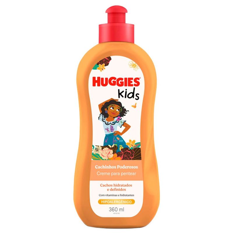 creme para pentear huggies kids cachinhos poderosos 360ml