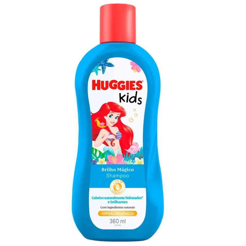shampoo huggies kids brilho mágico 360ml