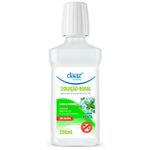 solução bucal daaz sabor menta com álcool 250ml
