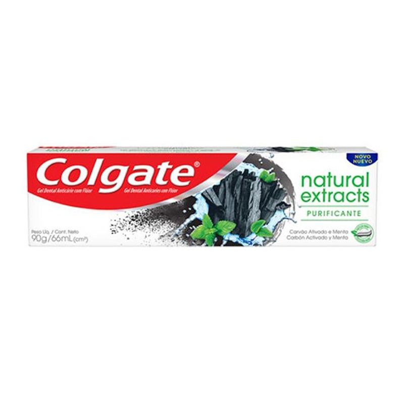 creme dental colgate com carvão ativado e menta 90g