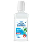 solução bucal daaz sabor menta sem álcool 250ml