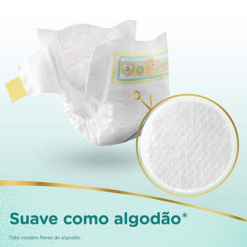 fralda pampers recém nascido rn 20unidades
