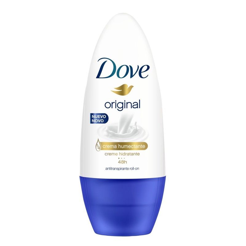 desodorante roll-on dove original feminino 50ml