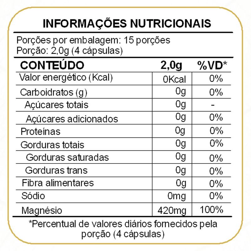 magnésio quelato 500mg 60 cápsulas amazon ervas