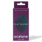 esponja de maquiagem océane flat blend verde