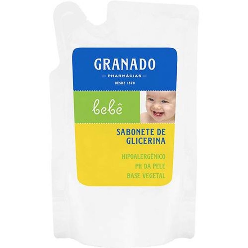 sabonete líquido granado bebê tradicional refil 250ml