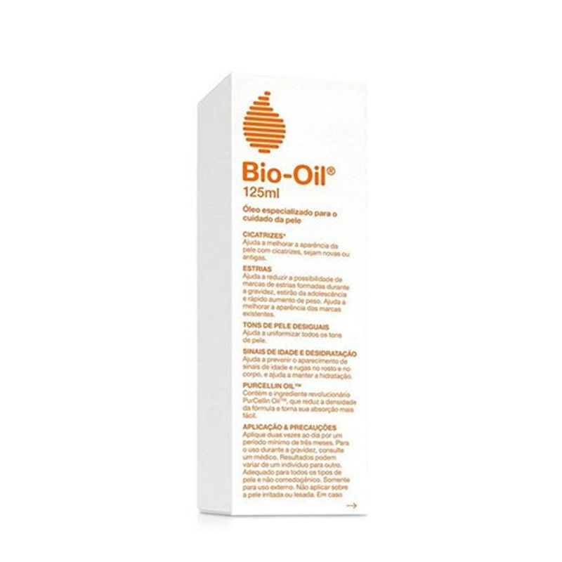 óleo corporal bio-oil com purcellin 125ml