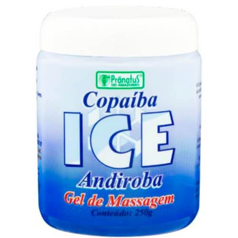 gel de massagem pronatus copaíba ice andiroba 250g