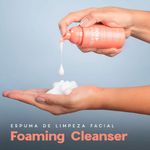 espuma de limpeza facial com ácido salicílico foaming cleanser océane 4you 100ml