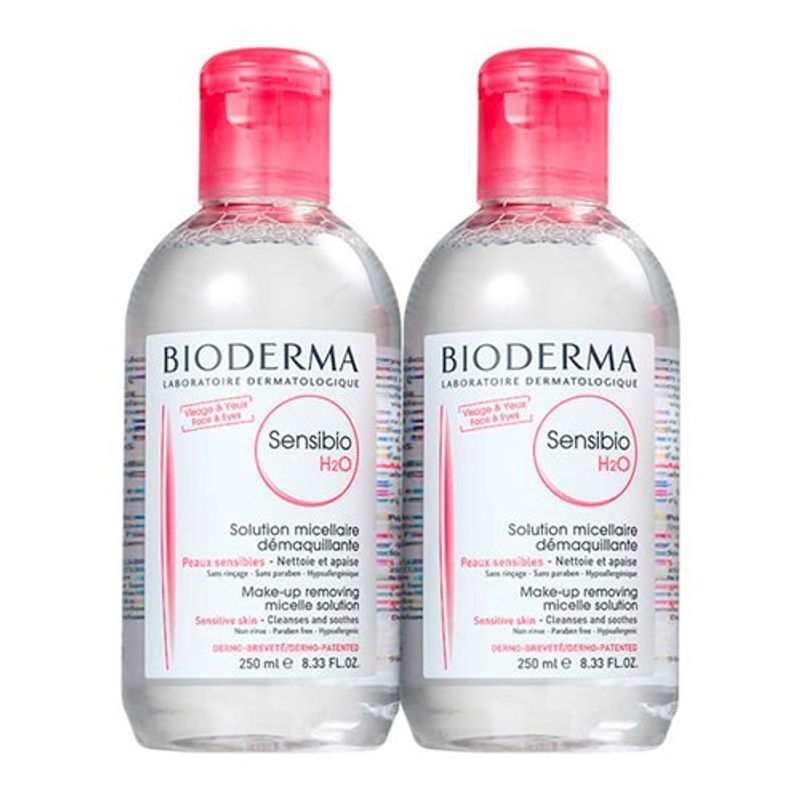 kit solução micelar sensibio bioderma 250ml