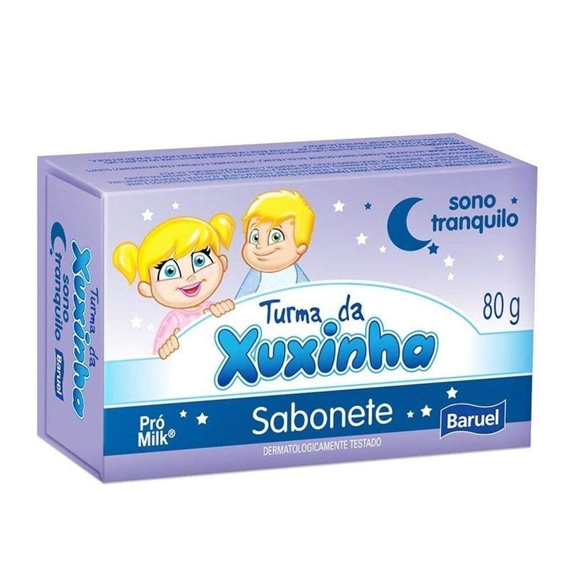 sabonete infantil baruel turma da xuxinha sono tranquilo 80g