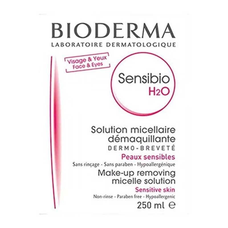 solução micelar bioderma sensibio h2o 250ml